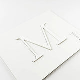 White Acrylic Sign Letters & Numbers Gemini