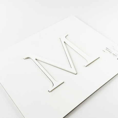 White Acrylic Sign Letters & Numbers