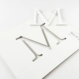 White Acrylic Sign Letters & Numbers Gemini