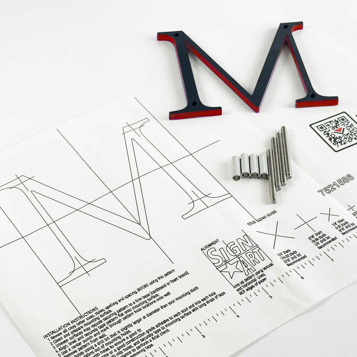 Painted Aluminum Sign Letters & Numbers