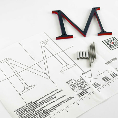 Painted Aluminum Sign Letters & Numbers