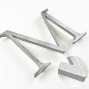 Random Arc Brushed Aluminum