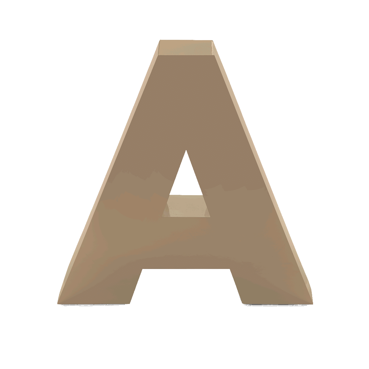 Brushed Aluminum Channel Letters & Numbers