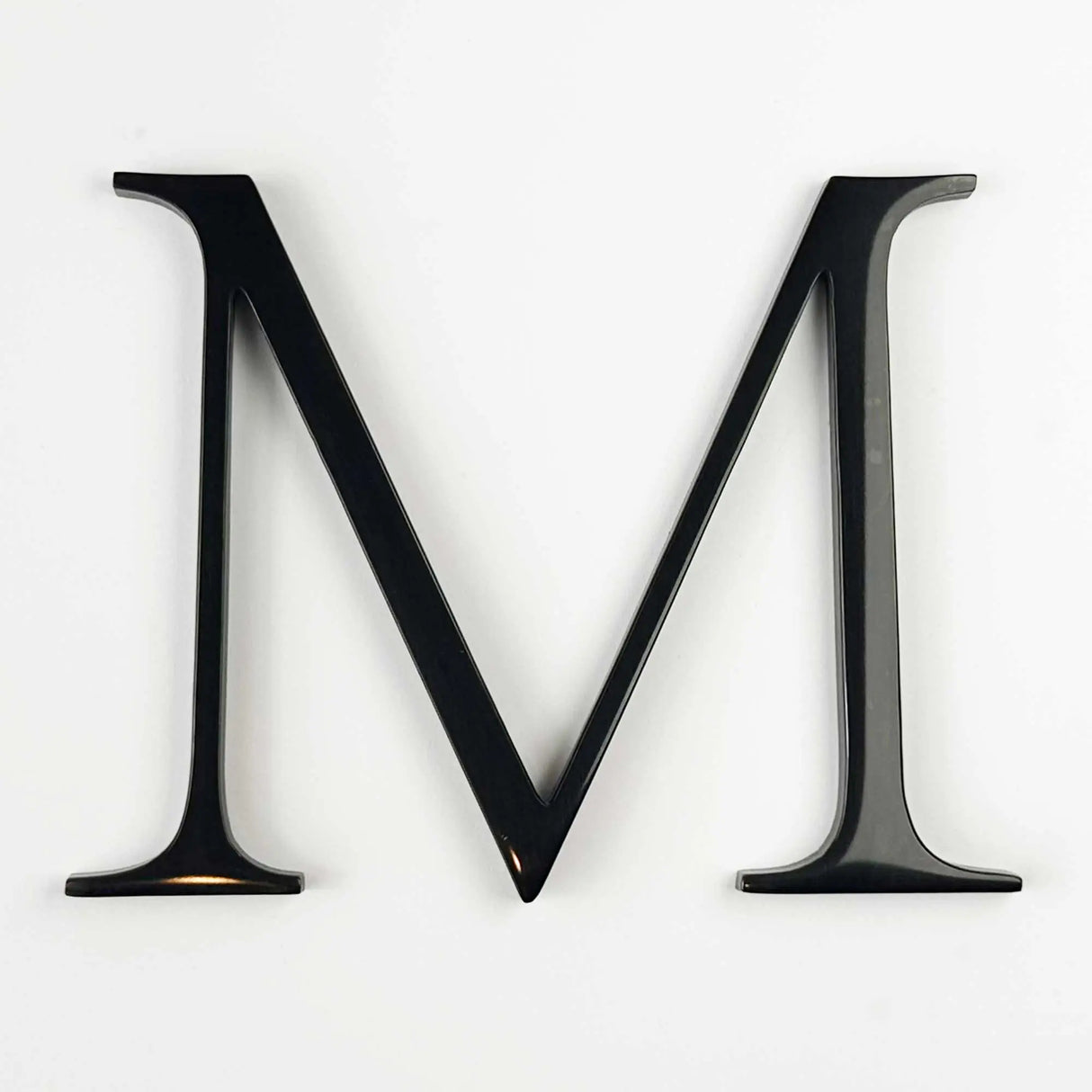 Black Polished & Anodized Aluminum Sign Letters & Numbers Gemini
