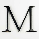 Black Polished & Anodized Aluminum Sign Letters & Numbers Gemini