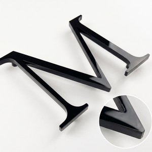 Polished & Black Anodized Aluminum