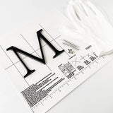 Black Polished & Anodized Aluminum Sign Letters & Numbers Gemini