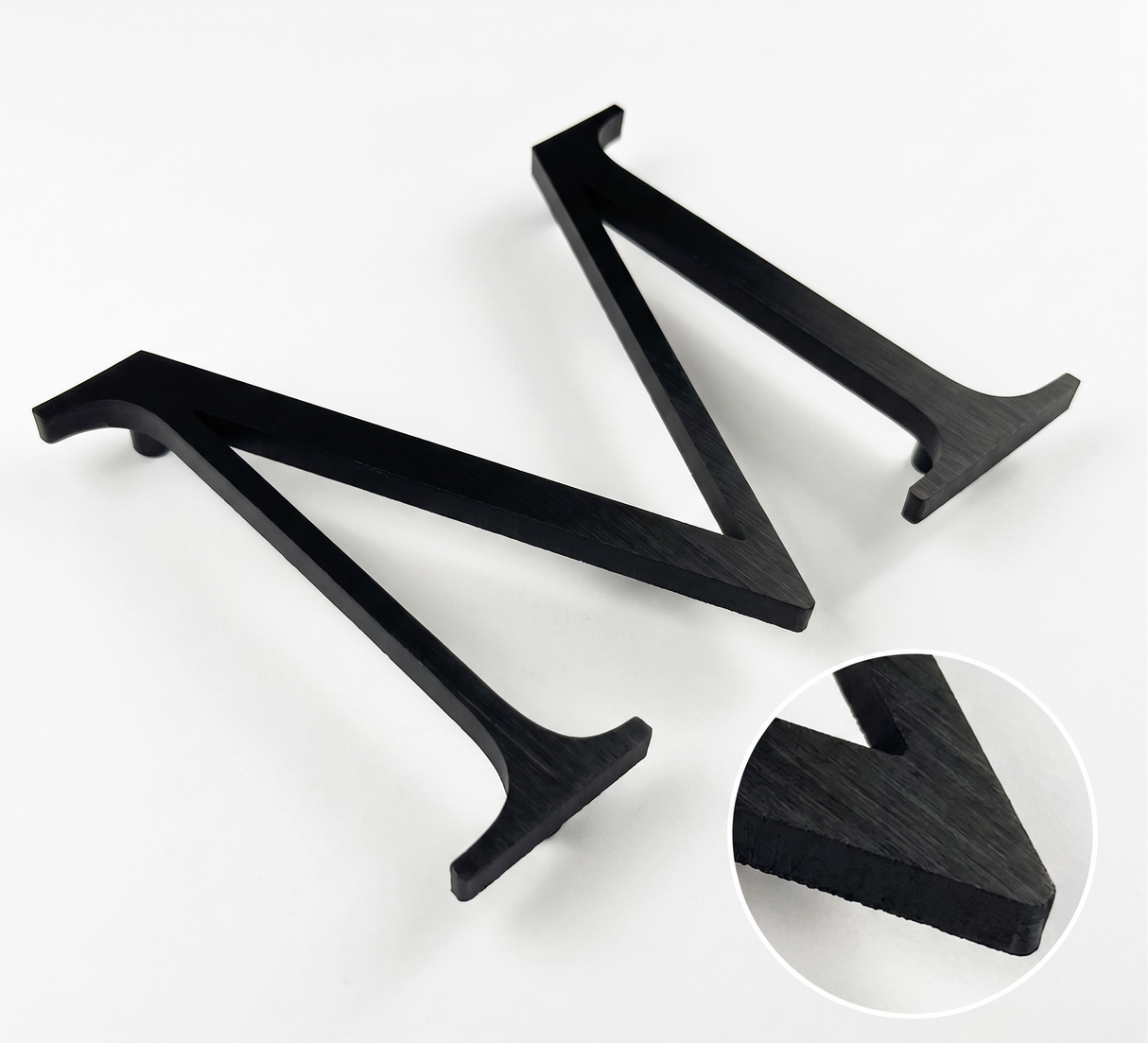 Black Anodized Aluminum Sign Letters & Numbers