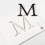 Black Anodized Aluminum Sign Letters & Numbers Gemini