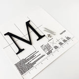 Black Anodized Aluminum Sign Letters & Numbers Gemini