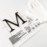 Bronze Polished & Anodized Aluminum Sign Letters & Numbers Gemini