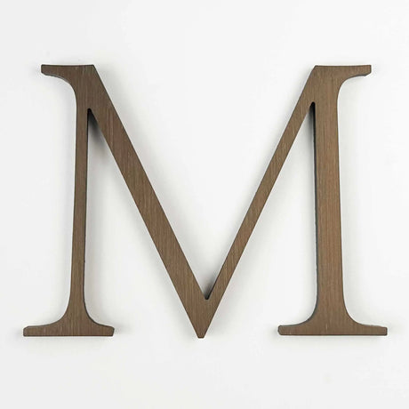Bronze Anodized Aluminum Sign Letters & Numbers Gemini