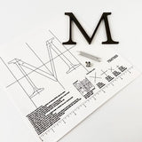 Bronze Anodized Aluminum Sign Letters & Numbers Gemini