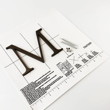 Bronze Anodized Aluminum Sign Letters & Numbers Gemini