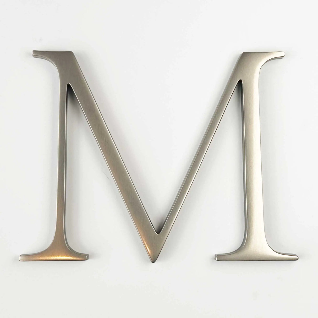 Champagne Polished & Anodized Aluminum Sign Letters & Numbers Gemini