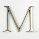 Champagne Polished & Anodized Aluminum Sign Letters & Numbers Gemini
