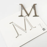 Champagne Polished & Anodized Aluminum Sign Letters & Numbers Gemini