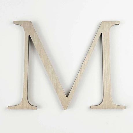 Champagne Anodized Aluminum Sign Letters & Numbers Gemini