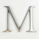 Clear Polished & Anodized Aluminum Sign Letters & Numbers Gemini