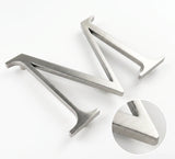 Clear Polished & Anodized Aluminum Sign Letters & Numbers Gemini