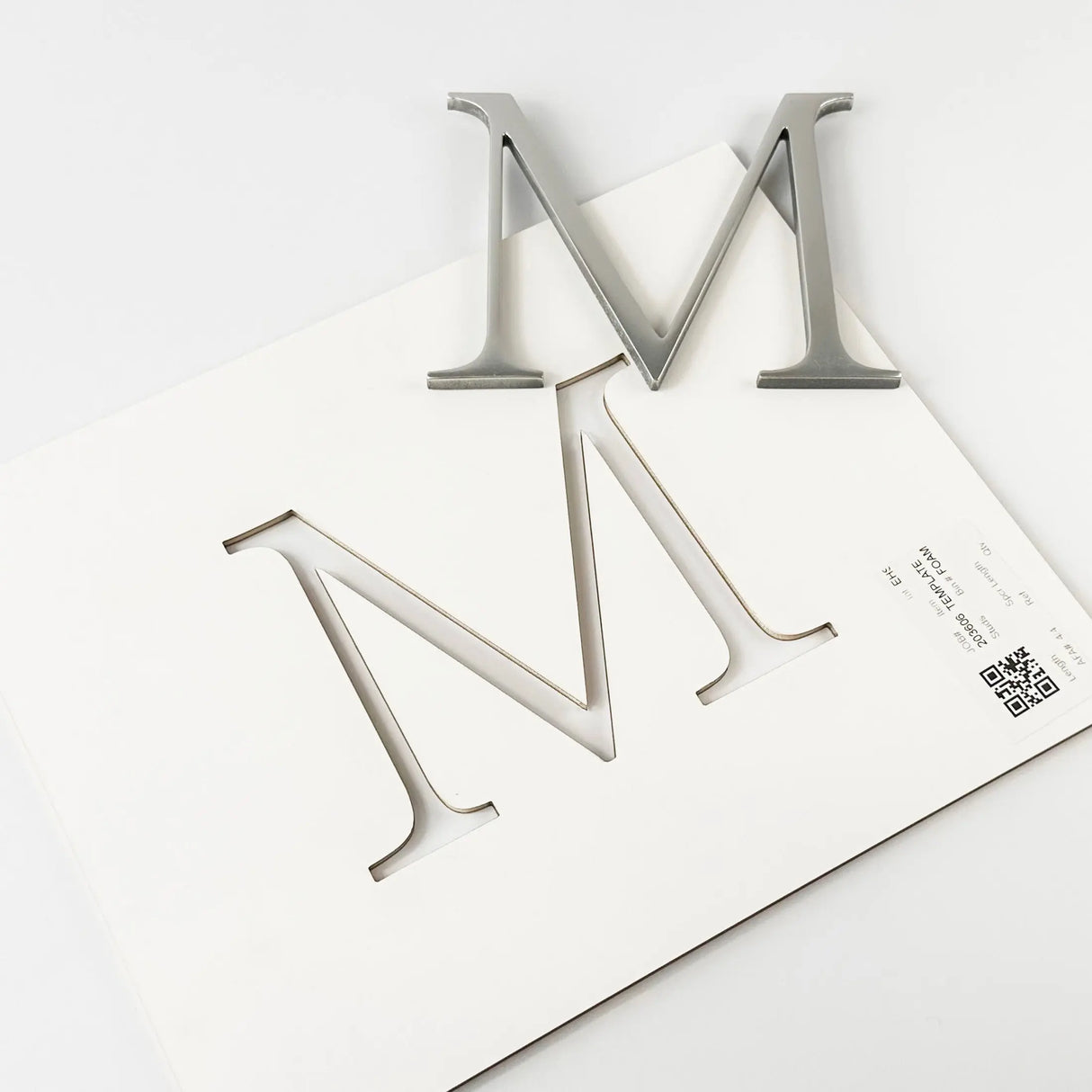 Clear Polished & Anodized Aluminum Sign Letters & Numbers Gemini