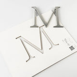 Clear Polished & Anodized Aluminum Sign Letters & Numbers Gemini