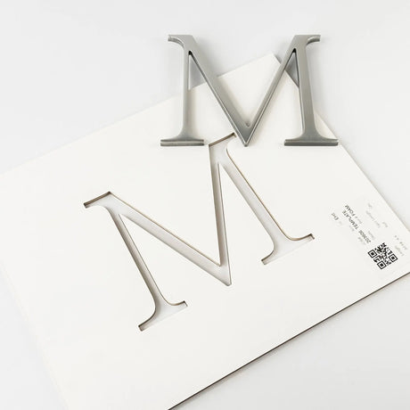 Clear Anodized Aluminum Sign Letters & Numbers Gemini