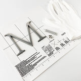 Clear Anodized Aluminum Sign Letters & Numbers Gemini