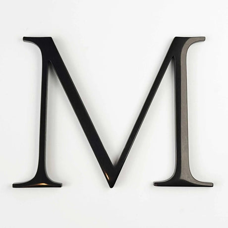 Dark Bronze Polished & Anodized Aluminum Sign Letters & Numbers Gemini