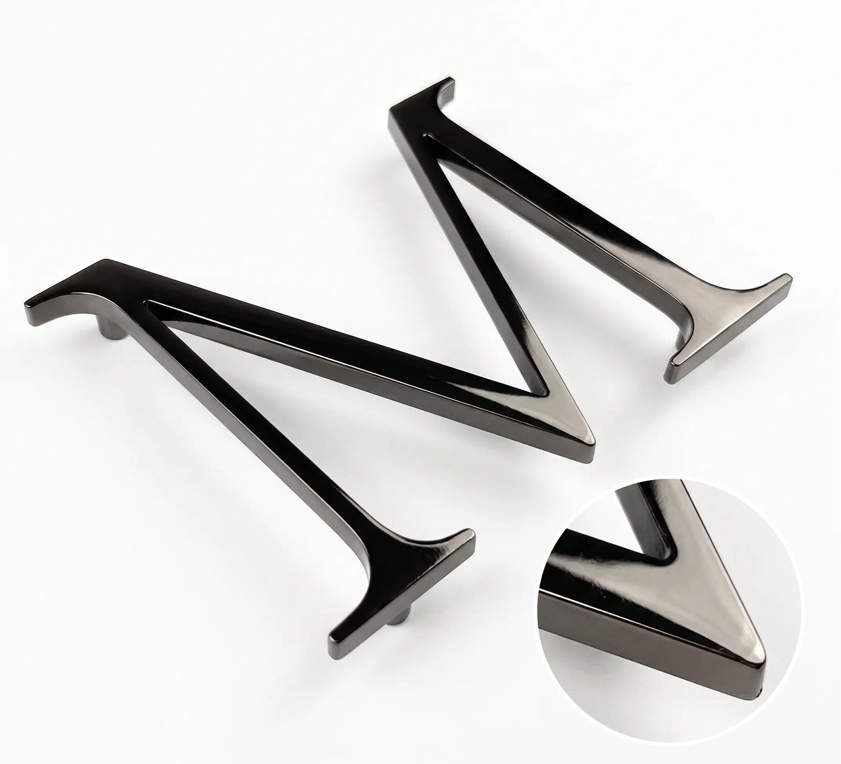 Dark Bronze Polished & Anodized Aluminum Sign Letters & Numbers Gemini