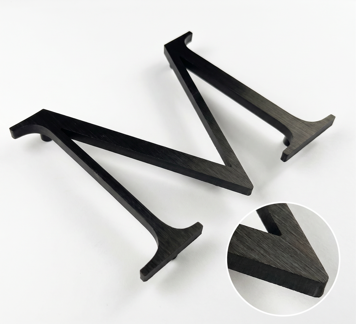 Dark Bronze Anodized Aluminum Sign Letters & Numbers