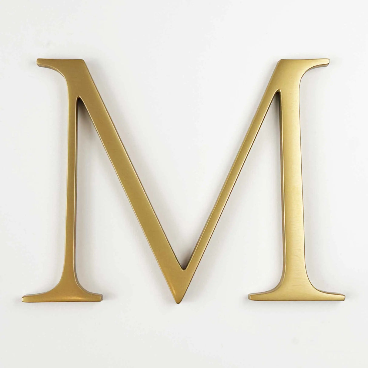 Gold Polished & Anodized Aluminum Sign Letters & Numbers Gemini