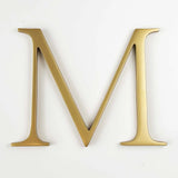 Gold Polished & Anodized Aluminum Sign Letters & Numbers Gemini