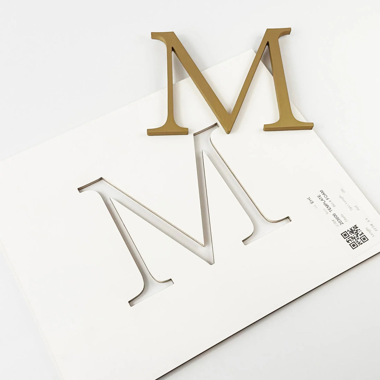 Gold Anodized Aluminum Sign Letters & Numbers Gemini