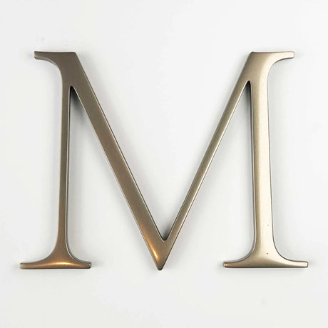 Light Bronze Polished & Anodized Aluminum Sign Letters & Numbers Gemini