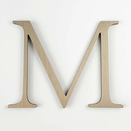 Light Bronze Anodized Aluminum Sign Letters & Numbers Gemini