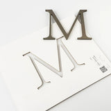 Light Bronze Anodized Aluminum Sign Letters & Numbers Gemini