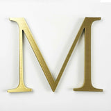Brushed solid BAA & BABA certified brass division 10 architectural sign letter