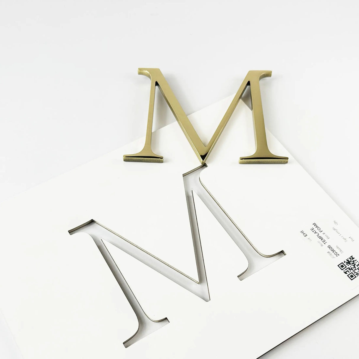 Polished Brass Sign Letters & Numbers Gemini