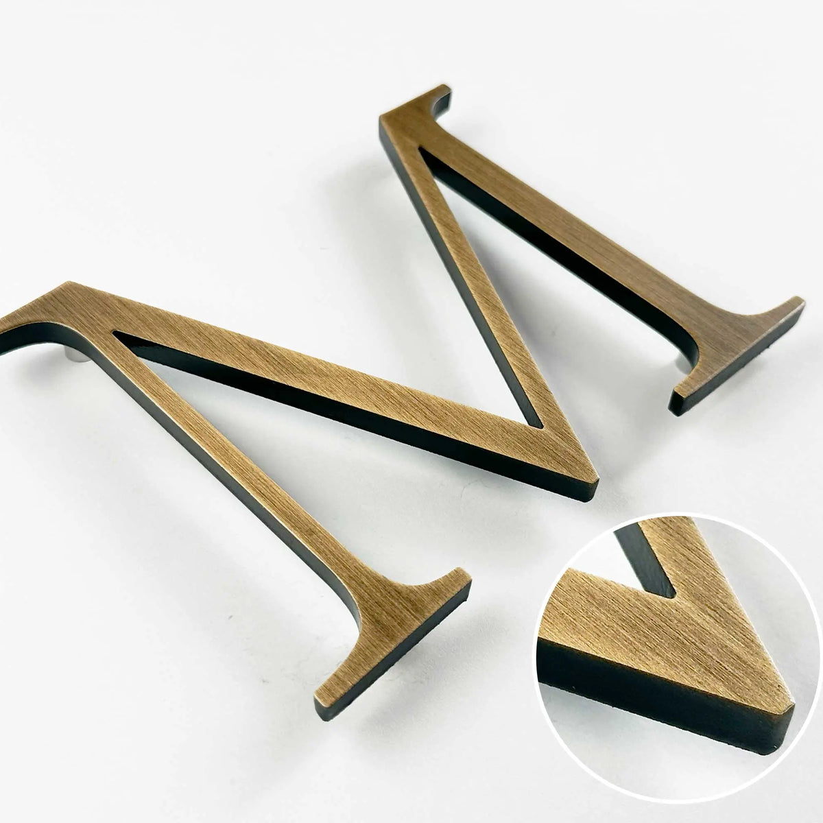 Lightly Aged Solid Bronze Letters | Built-to-Spec | Lifetime Guarantee ...