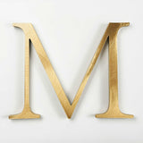 Random Arc Brushed Bronze Sign Letters & Numbers