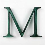 Verde Patina Bronze Sign Letters & Numbers