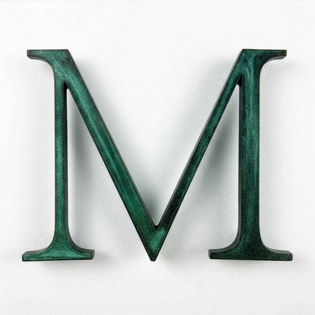 Verde Patina Bronze Sign Letters & Numbers