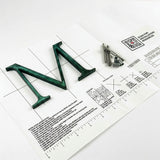 Verde Patina Bronze Sign Letters & Numbers