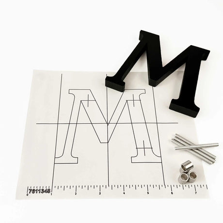 Anodized Cast Aluminum Sign Letters