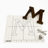 Anodized Cast Aluminum Sign Letters