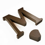 Anodized Cast Aluminum Sign Letters