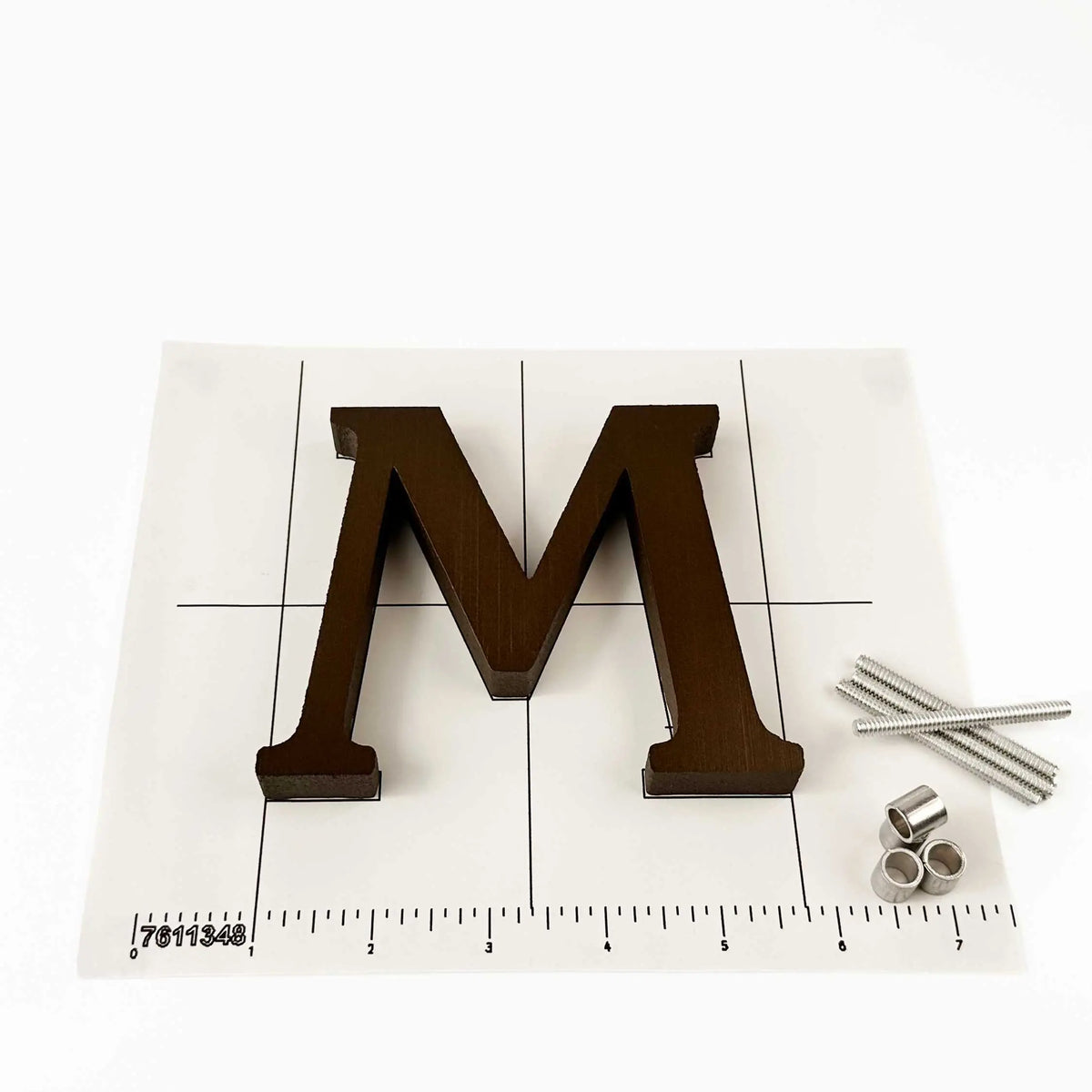 Anodized Cast Aluminum Sign Letters