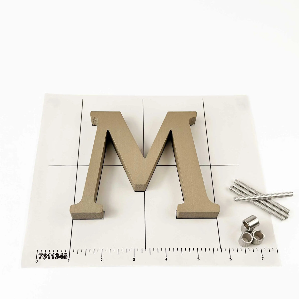 Anodized Cast Aluminum Sign Letters