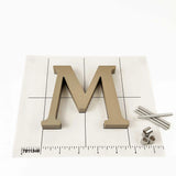 Anodized Cast Aluminum Sign Letters